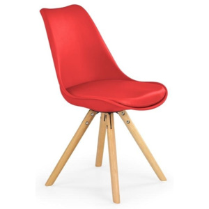 Halmar Jídelní židle K201, červená