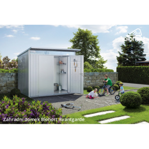 Zahradní domek AVANTGARDE XL 7,8 m², s dvoukřídlými dveřmi