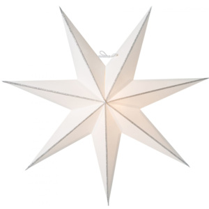 Závěsná svítící hvězda Linje Silver 60 cm