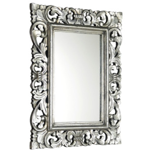 SAMBLUNG zrcadlo v rámu, 45x75cm, stříbrná IN109