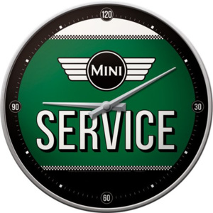 Nostalgic Art Nástěnné hodiny – Mini Cooper Service