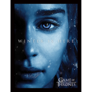 Obraz na zeď - Hra o Trůny (Game of Thrones) - Winter is Here - Daenerys