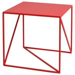 Červený odkládací stolek Custom Form Memo