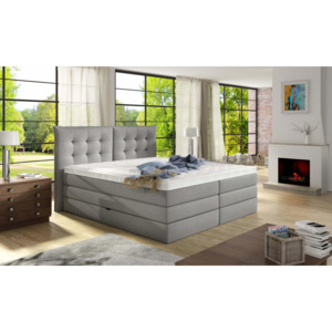Luxusní postel FREDY 180x200cm (vlastní výběr čalounění) + (Moderní vysoká postel s možností výběru vlastního potahu )