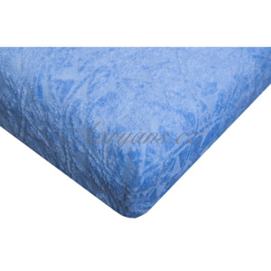 Aaryans Prostěradlo žakár 200 x 160 cm modré