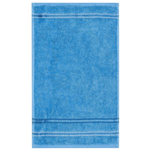 Euromat Ručník Nicola modrá , 50 x 90 cm