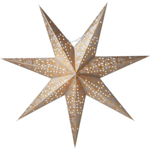 Závěsná hvězda Ludwig Silver/Gold 60 cm