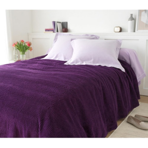 Blancheporte Přehoz na postel, kvalita standard purpurová 220x250cm