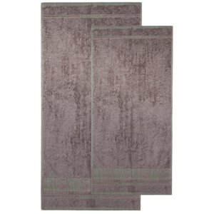 Sada Bamboo Premium osuška a ručníky šedá, 70 x 140 cm, 50 x 100 cm