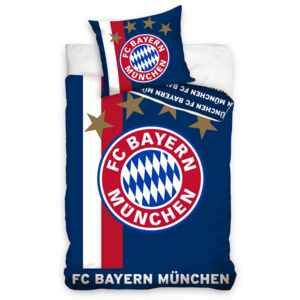 TipTrade Fotbalové povlečení BMFC 01 Bayern, 160 x 200 cm, 70 x 80 cm