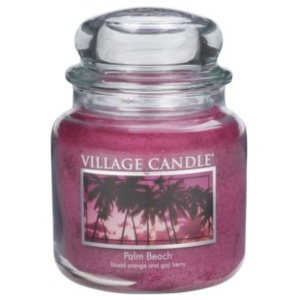 Village Candle Vonná svíčka ve skle, Palmová pláž - Palm Beach, 397 g