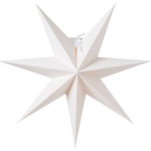 Závěsná svítící hvězda Aino White 44 cm