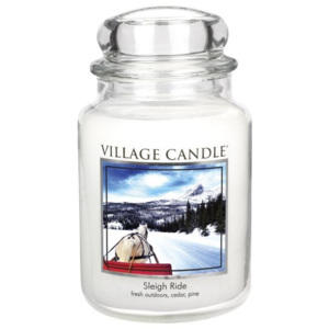 Village Candle Vonná svíčka ve skle, Zimní vyjížďka - Sleigh ride, 645 g, 645 g