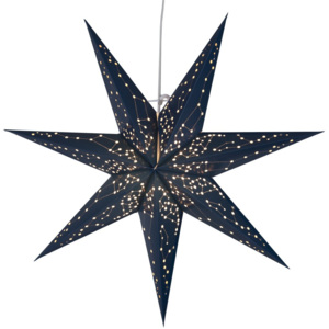 Modrá svítící hvězda Best Season Paperstar Galaxy, 60 cm