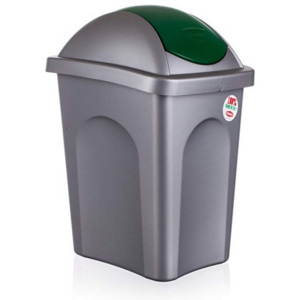 VETRO-PLUS Koš odpadkový Multipat zelená