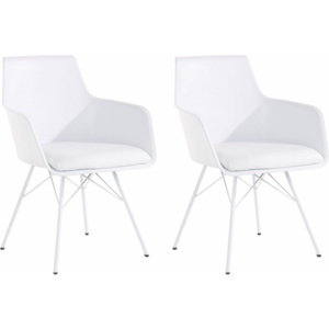 Sada 2 bílých jídelních židlí Støraa Joey