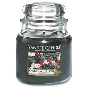 Yankee candle Svíčka ve skleněné dóze - Vánoční věnec, 410 g