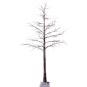 Svítící LED dekorace Best Season Tobby Tree With Snow, 210 cm