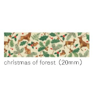 Mt washi páska "christmas of forest" 20 mm