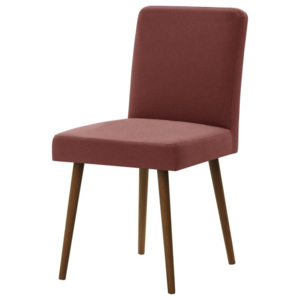 Cihlově červená židle s tmavě hnědými nohami z bukového dřeva Ted Lapidus Maison Fragrance