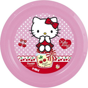 Banquet Hello Kitty plastový talíř 22 cm