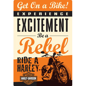 Cedule Harley Davidson Get on Bike