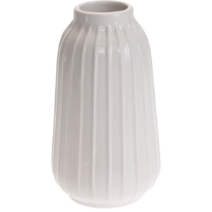 Elegantní váza Lily bílá, 18 cm