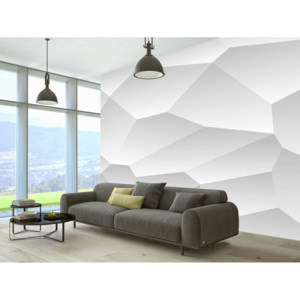 Murando DeLuxe 3D tapeta na stěnu - Bílá 150x105 cm