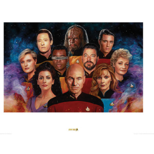 Obraz, Reprodukce - Star Trek - The Next Generation - 50th Anniversary, (80 x 60 cm)