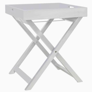 Odkládací stolek Tray, bílý