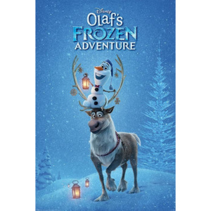 Plakát, Obraz - Olafs Frozen Adventure - One Sheet, (61 x 91,5 cm)