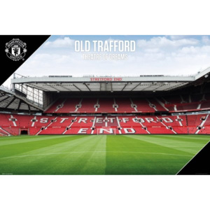 Plakát, Obraz - Manchester United - Old Trafford 17/18, (91,5 x 61 cm)