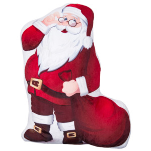 Jahu Tvarovaný 3D polštářek Santa Claus, 30 x 40 cm
