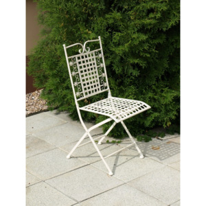 Artium Kovová židle 40x46x94cm Barva: bílá