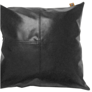 Černý polštář OVERSEAS Vintage, 45 x 45 cm
