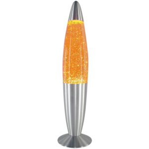 Rabalux 4118 Glitter Mini Lávová lampa, oranžová