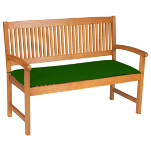 Sedák na lavici 2sed 120x45x6 cm zelená