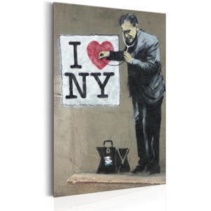 Plechová cedule - I Love New York by Banksy 31x46 cm