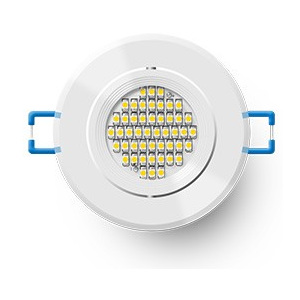 Podhledové LED svítidlo, Ø8,6cm, 2W, teplá bílá