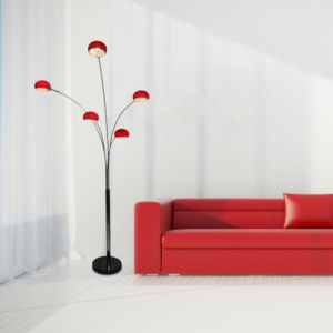 Zumaline Venti Red Floor TS-5805-G stojící lampy