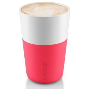 Termohrnky na café latte 360 ml 2 kusy růžové, Eva Solo
