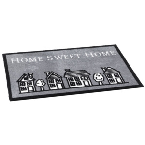 Vopi vnitřní rohožka Home sweet home grey, 50x75 cm
