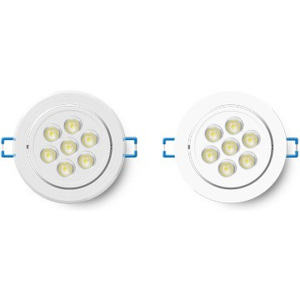 Podhledové LED svítidlo, Ø10,5cm, 7W, neutrální bílá
