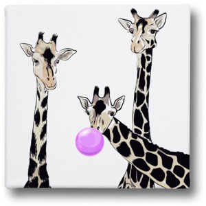 Butter Kings Obraz na plátně Friendly Giraffes