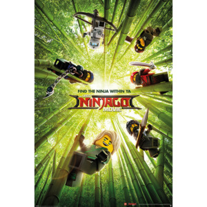 Plakát, Obraz - LEGO® Ninjago Movie - Bamboo, (61 x 91,5 cm)
