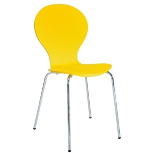 Výprodej Jídelní židle Face žlutá