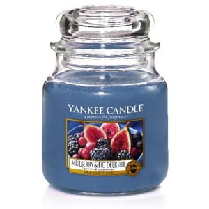 Yankee Candle vonná svíčka Mulberry&Fig Delight Classic střední