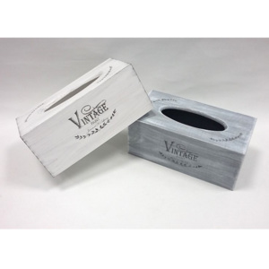 Box na kapesníky "VINTAGE II" 25x13x11cm