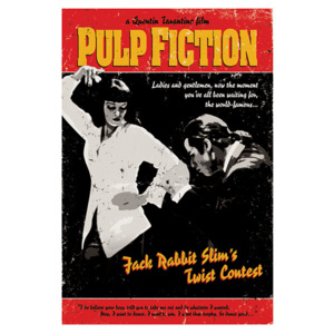 Obraz, Reprodukce - Pulp Fiction - Twist Contest, (60 x 80 cm)