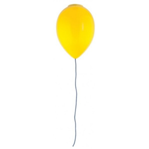 Ozcan Stropní skleněné světlo 3217-2.03 žlutý balonek 30cm